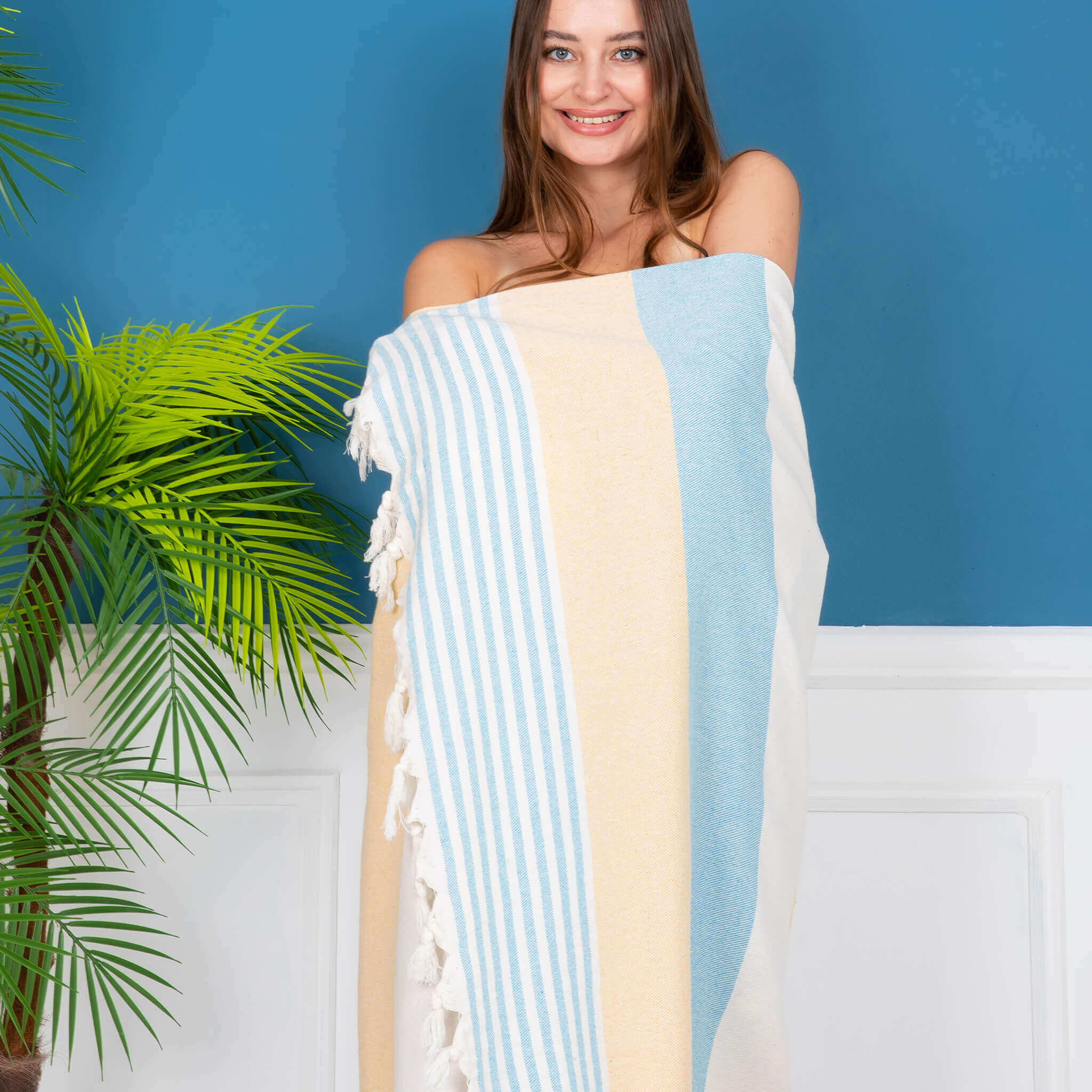 Linia - Organic Beach Towel - Beach Towels - Chaka Bei Beachwear